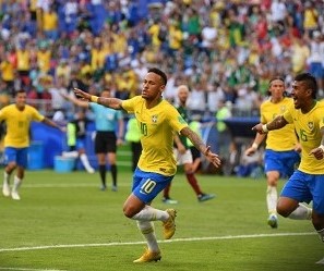 ЧМ-2018: Неймар забил Мексике и вывел Бразилию в четвертьфинал