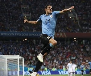 ЧМ-2018: Уругвай дублем Кавани выбил Португалию с Роналду и ждет Францию